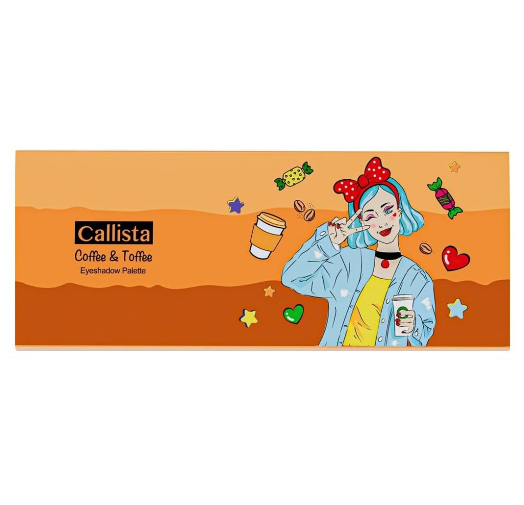 Callista 10 Colors Eyeshadow Palette Number 20